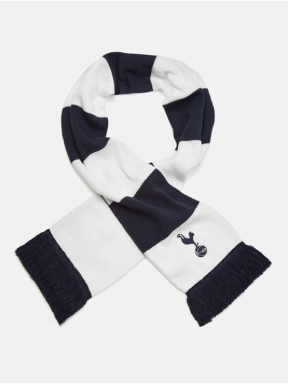 Tottenham Hotspur Navy & White Striped Supporter Scarf
